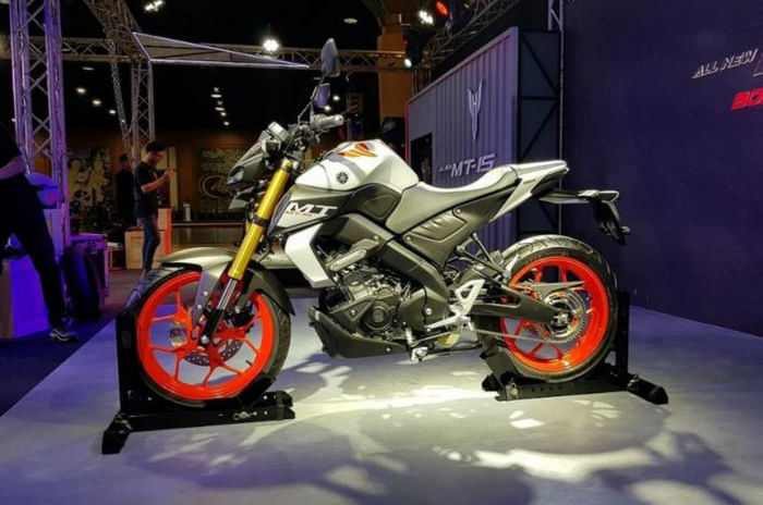 2019 Yamaha MT-15 showcased in Thailand